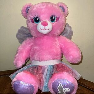 Build A Bear 16" Fairy Beary Bear Friends Plush Barbie Pink Stuffed Animal